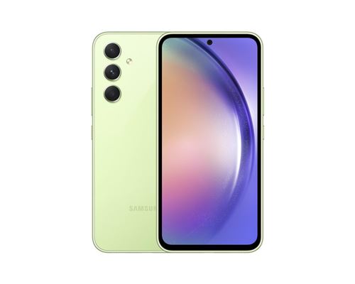 Samsung Galaxy A54 5G SM-A546B/DS 16,3 cm (6.4"") Double SIM hybride Android 13 USB Type-C 8 Go 256 Go 5000 mAh Citron vert État correct - N/A reconditionné disponible sur Fnac