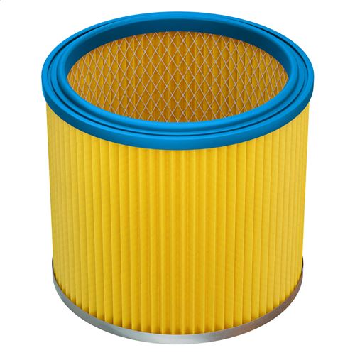 Fitre rond / filtre &agrave; lamelles pour aspirateur compatible Lavor Nilo, Pondy - Vhbw