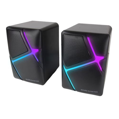 Mars Gaming MS-H Enceintes RVB compactes 10W Noir - Image 2