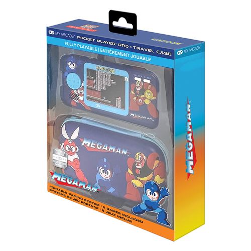 My Arcade - Pocket Player Mega Man + Etui de transport
