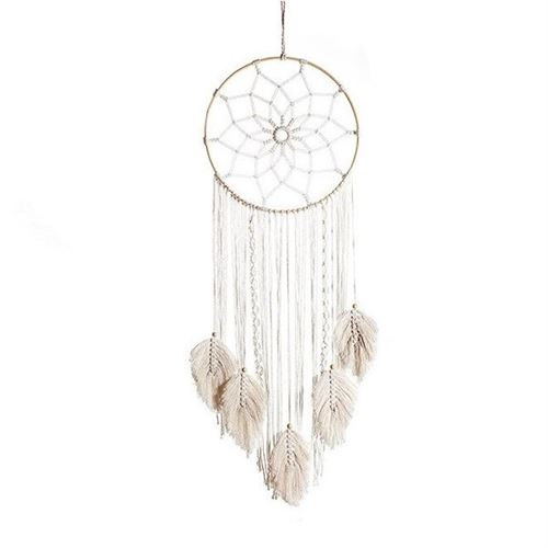 Non Communiqué Multi Attrape-Rêve Macramé Fleur Et Feuilles Suspendues Capteur Dream