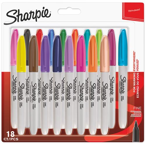 Sharpie F Permanent Markers 18 Units Multicolore