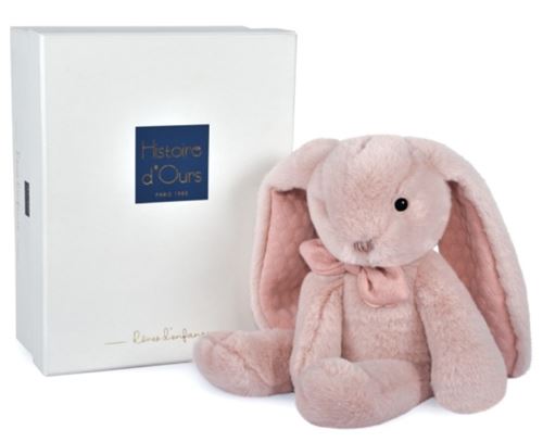 Non Communiqué Rose Peluche Lapin Pretty Chic - 30 Cm