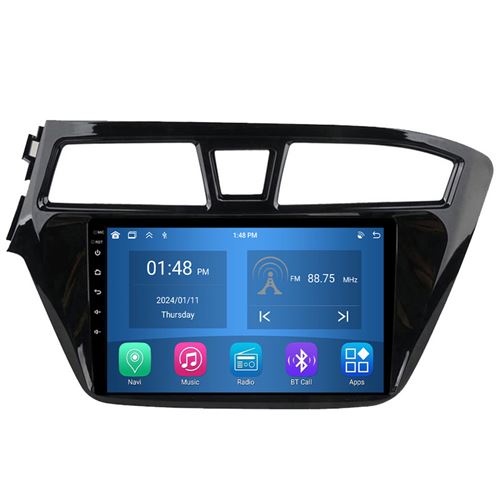 Autoradio RoverOne® Bluetooth CarPlay Android Auto Navigation 4Go RAM 64Go ROM pour Hyundai i20 2 II GB 2014-2018