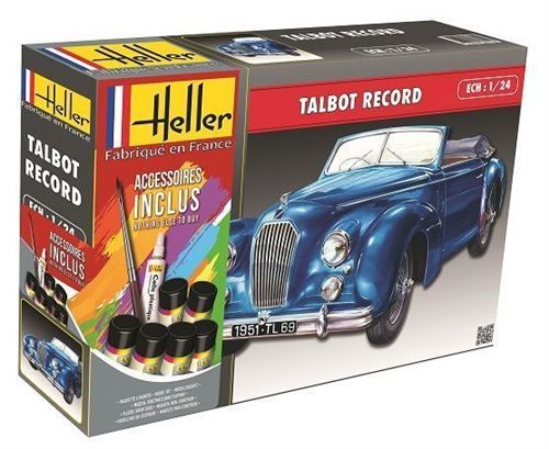 Starter Kit Talbot Lago Record - 1:24e - Heller