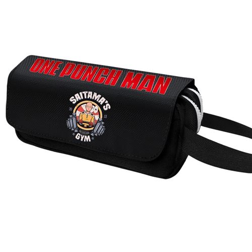 Trousse à crayon One Punch Man pour Garçon et Filles (PC5496) 20x10x5 cm Noir