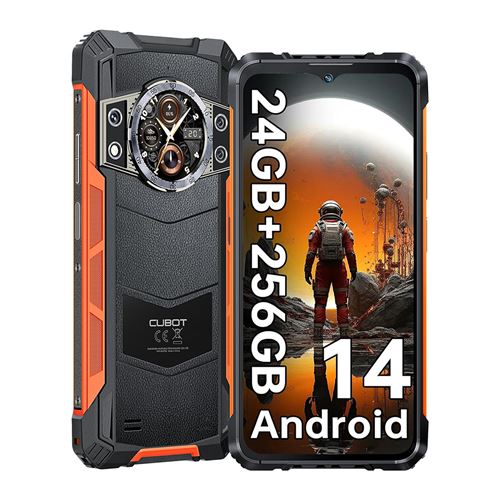 4G Smartphone CUBOT KINGKONG ACE 3 6.583 256GO 8GO-Noir