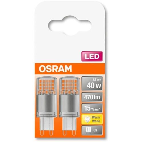 Non Communiqué Clair Osram Bte2 Ampoule Led Capsule 3,8W=40 G9 Chaud