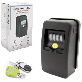 Coffre-fort à clés avec code numérique - Boîte à clés - Pour l'extérieur -  Petit coffre à clés - Avec code - Pour maison, gara[256] - Cdiscount  Bricolage