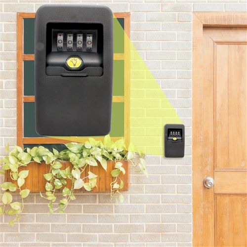 Mini coffre-fort mural d'extérieur, boîte à clés étanche avec Code  numérique à 4 chiffres réinitialisable - AliExpress