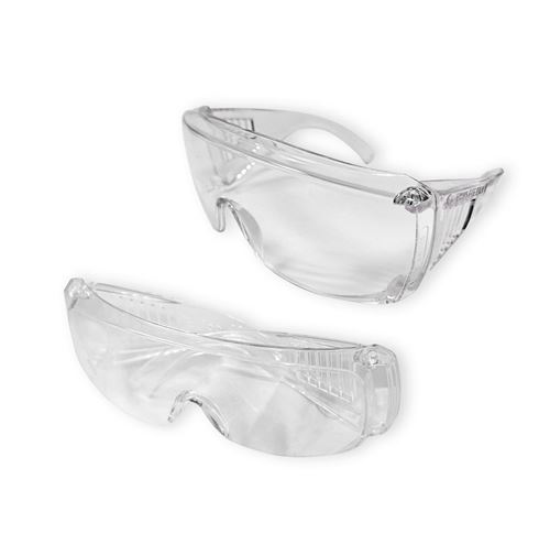 Lot de 2 lunettes surlunettes de securite de protection - silverline