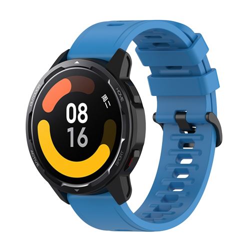 Bracelet pour Xiaomi Watch S1 Active / Watch Color 2 Silicone Souple et Ajustable - Bleu