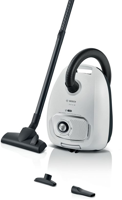Aspirateur tra&icirc;neau Bosch BGB41WH1 - S&eacute;rie 4 - 75 dB - Blanc