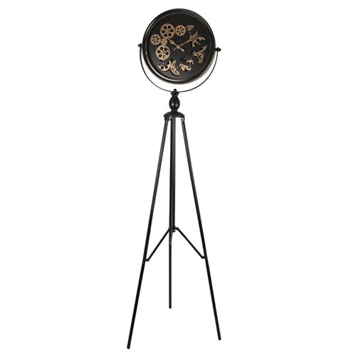 Gifts Amsterdam Horloge de plancher Lisboa Métal Noir 41,5x6x173,5 cm