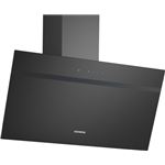 iQ100 Hotte murale 80 cm Noir avec finition en verre, Noir LC85KDK60
