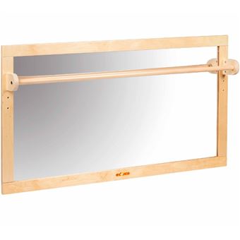 Miroir pour jeunes enfants en bois - jeu Montessori - 1