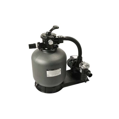 Non Communiqué Noir Waterclip Groupe De Filtration À Sable 6 M3/H Cuve 20Kg Sable 250W Piscine 30M3
