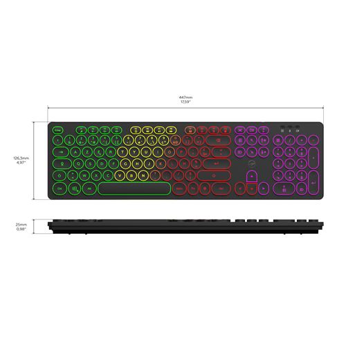 Mobility Lab clavier rétroéclairé ML300566 - AZERTY - Cdiscount Informatique