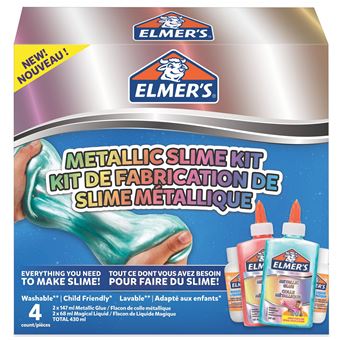 Colles et adhésifs Elmers ELMER'S Kit de fabrication de Slime coloré