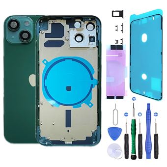 Chassis Remplacement iPhone 13 Vert Chassis Nu +Joint +Kit - 1