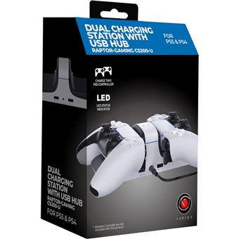 Chargeur Double Iplay Pour Manettes PlayStation 5 – Blanc – Neuf