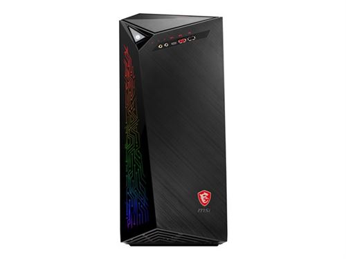 Msi Mag Infinite 10Tc 1268Fr - Tour - Core i7 10700 / 2.9 Ghz - Ram 16 Go - SSD 512Go - Nvme, Hdd 2To - Gf Rtx 3060 - Gige - Lan Sans Fil: 802.11A/B/G/N/Ac/Ax, Bluetooth 5.1 - Win 10 Home Advanced - Moniteur : Aucun - Noir