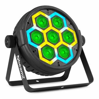 Beamz BT420 Projecteur PAR LED - 7x 10W LED RGBW + LED SMD - 1