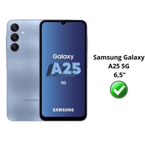 Coque Renforcée En Verre Trempé Pour Samsung Galaxy A25 5G Signe Zodiaque 2  Vierge