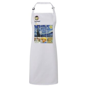 Fabulous Tablier Cuisine Premium Blanc Van Gogh Instagram - 1