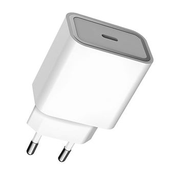 Force Power Lite - Adaptateur secteur - 100 % plastique recyclé, garantie à vie - 30 watt - PD (USB-C) - blanc - 1