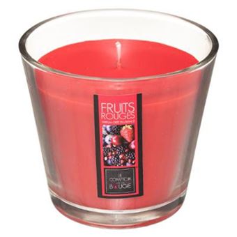 Comptoir de la Bougie - Bougie Parfumée en Verre "Nina" 190g Fruits Rouges - 1