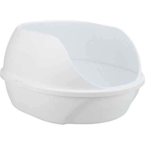 Bac A Litiere Trixie Simao - Haut Rebord - 48 × 30 × 58 Cm - Blanc