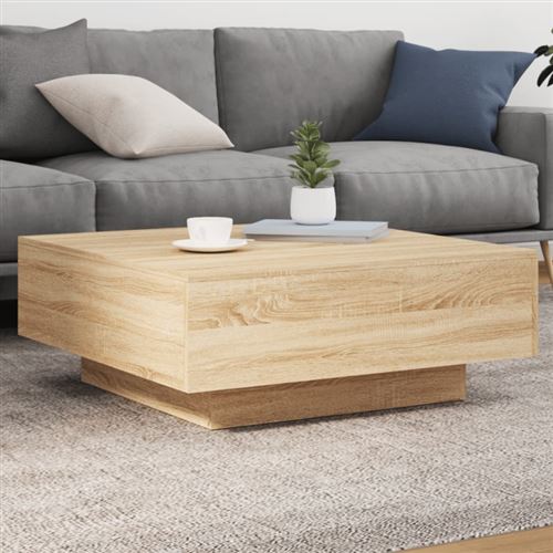 Vidaxl - Table Basse Led Chêne Sonoma - Image 3