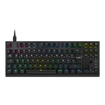 Clavier Corsair K60 Pro TKL RGB CH-911D01A-DE Filaire Mécanique Rétroéclairé USB RGB Noir - 1