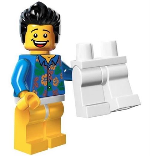 Lego 71004 Minifigurine Série The Lego Movie 1 - N°13 - M. Où est mon pantalon (1 sachet ENTRE-OUVERT)