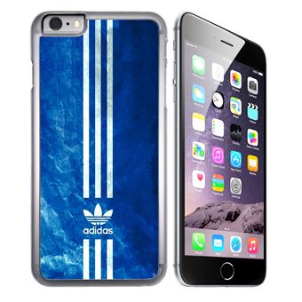 Coque pour iPhone 7 PLUS - Adidas Bandes Bleu - 1