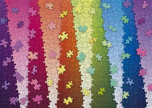 Non Communiqué Vert Puzzle 1000 P - Couleurs Sur Couleurs (Karen Puzzles)