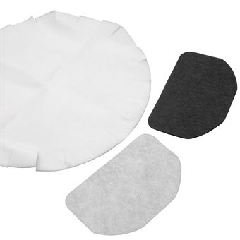 Kit De 12 Filtres Pour Friteuse DeLonghi F330, F17433, F17431 - 3 Charbon Actif, 3 Anti-graisse, 6 Papier