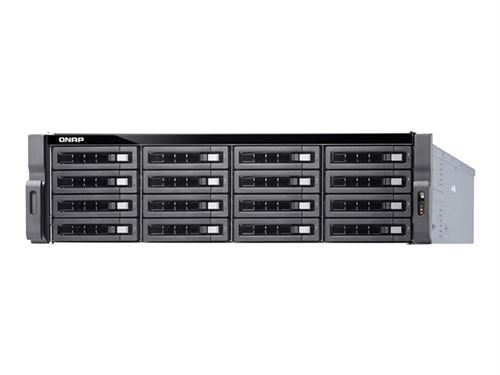 QNAP TS-1683XU-RP - NAS-server - 16 bays - rack-uitvoering - SATA 6Gb/s - RAID 0, 1, 5, 6, 10, 50, JBOD, 60 - RAM 16 GB - Gigabit Ethernet / 10Gbps SFP+ - iSCSI ondersteuning - 3U