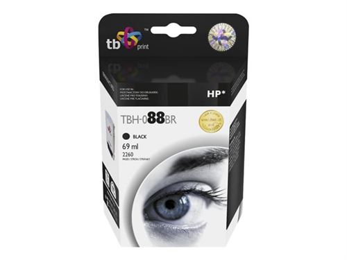 Cartouche compatible - TB - 69 ml - noir - compatible - cartouche d'encre - pour HP Officejet Pro K5400, K550, K8600, L7480, L7555, L7590, L7650, L7681, L7710, L7750