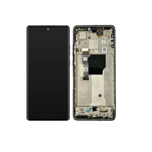 Original Ecran LCD et Vitre Tactile Avec Chassis Noir Eclipse pour Motorola Edge 40 Neo 5D68C23158