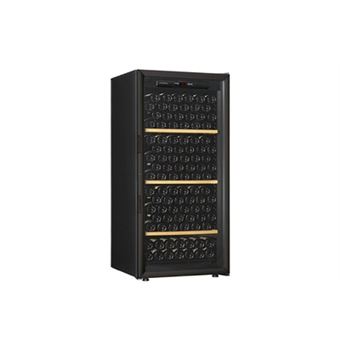 Cave de vieillissement (1 temperature), Oxygen ArteVino, porte vitree et coffre noir