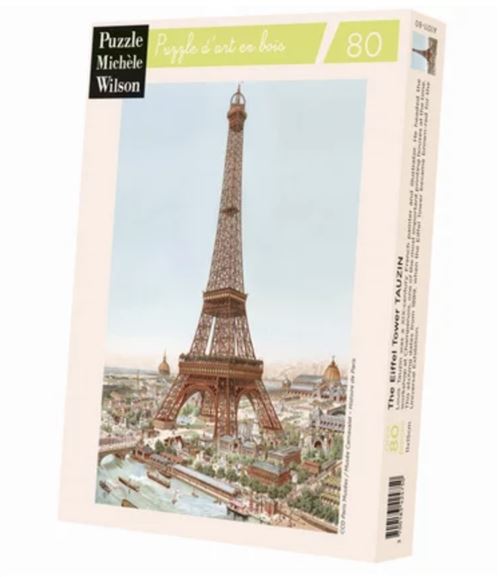 Non Communiqué Vert Puzzle - La Tour Eiffel De Louis Tauzin