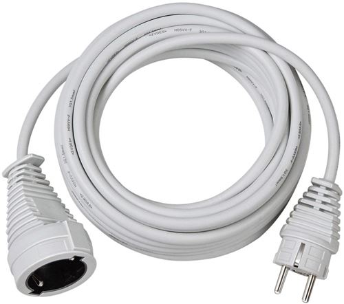 Brennenstuhl Blanc 1168460 Cordon Prolongateur De Qualité En Plastique, 10 M