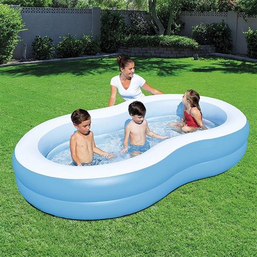 Piscine gonflable pour enfants 262 x 157 x 46 cm 54117