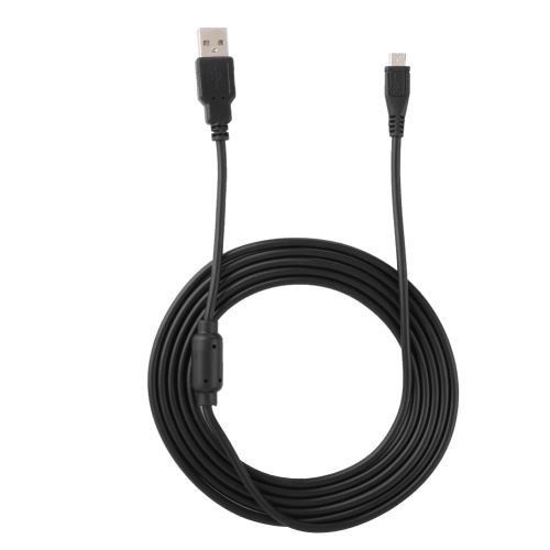 Câble de chargement USB 1.8M avec anneau magnétique pour manette de jeu PS4 / Slim / Pro