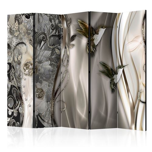 Paris Prix - Paravent 5 Volets source Crystals 172x225cm