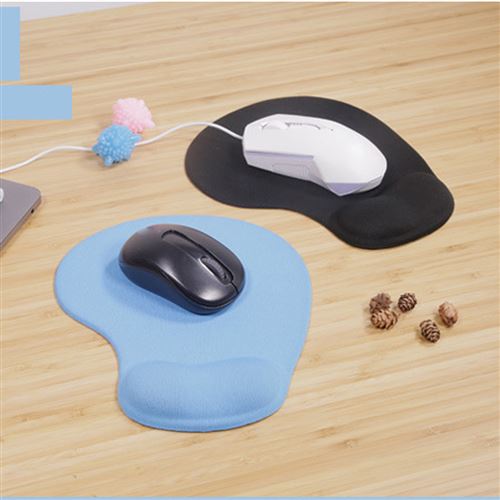 Tapis de souris Silicone avec support de repose-poignet-Noir - Tapis de  souris - Achat & prix