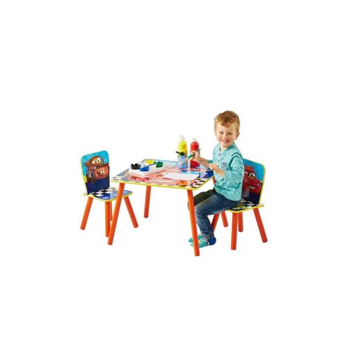 Cars Ensemble Table Et 2 Chaises Pour Enfants