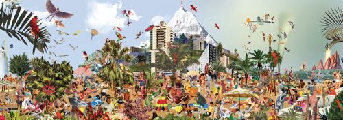 Heye Puzzle Panorama at The Beach 2000 Pièces, 29824